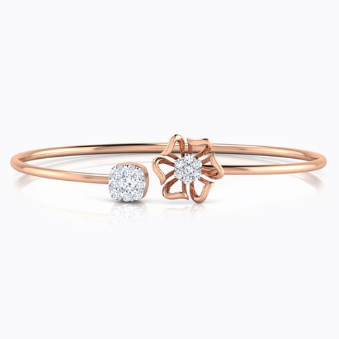 Crocus Diamond Bracelet Diamond Bracelets 18 Karat Rose Gold Crocus Diamond Bracelet
