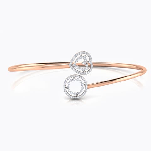 Amour Diamond Bracelet Diamond Bracelets 18 Karat Rose Gold Amour Diamond Bracelet