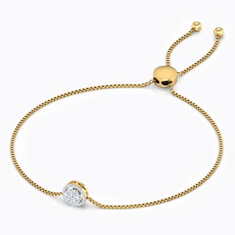 Aria Seven Stone Diamond Bracelet Diamond Bracelets 18 Karat Yellow Gold Aria Seven Stone Diamond Bracelet
