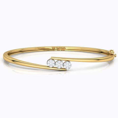 Trio Cluster Diamond Bracelet Diamond Bracelets 18 Karat Yellow Gold Trio Cluster Diamond Bracelet