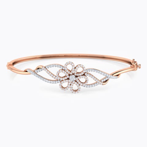 Bloom Diamond Bracelet Diamond Bracelets 18 Karat Rose Gold Bloom Diamond Bracelet
