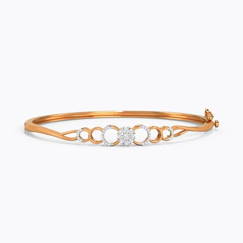Eternity Diamond Bracelet Diamond Bracelets 18 Karat Rose Gold Eternity Diamond Bracelet