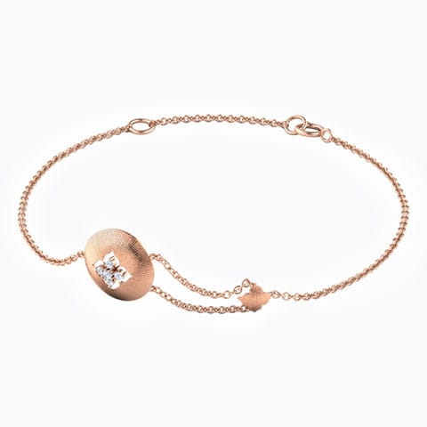 Frasera Brocade Diamond Bracelet Diamond Bracelets 18 Karat Rose Gold Frasera Brocade Diamond Bracelet