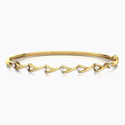 Arch Diamond Bracelet Diamond Bracelets 18 Karat Yellow Gold Arch Diamond Bracelet
