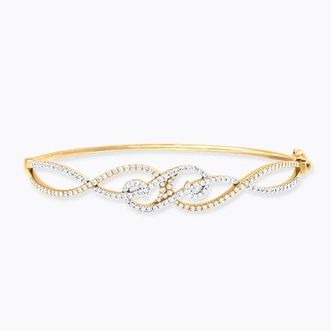 Joanna Oval Diamond Bracelet Diamond Bracelets 18 Karat Yellow Gold Joanna Oval Diamond Bracelet