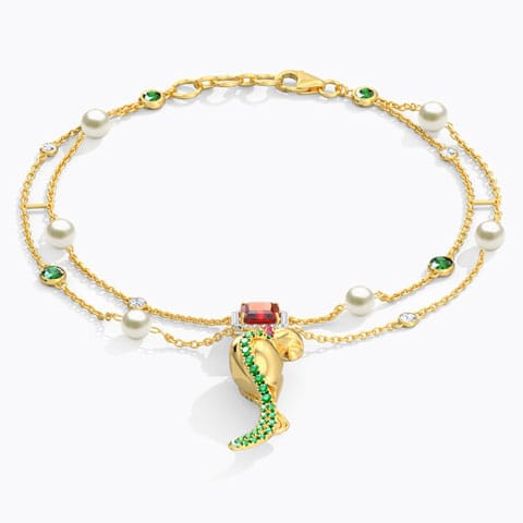 Dainty Parrot Gemstone Bracelet Diamond,Gemstone Bracelets 18 Karat Yellow Gold Dainty Parrot Gemstone Bracelet