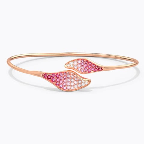 Cape Lily Gemstone Bracelet Diamond,Gemstone Bracelets 18 Karat Rose Gold Cape Lily Gemstone Bracelet