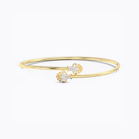 Ornate Diamond Bracelet Diamond Bracelets 14 Karat Yellow Gold Ornate Diamond Bracelet