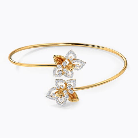 Enthrall Bloom Diamond Bracelet Diamond Bracelets 18 Karat Yellow Gold Enthrall Bloom Diamond Bracelet