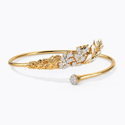 Celebration Bloom Diamond Bracelet Diamond Bracelets 14 Karat Yellow Gold Celebration Bloom Diamond Bracelet