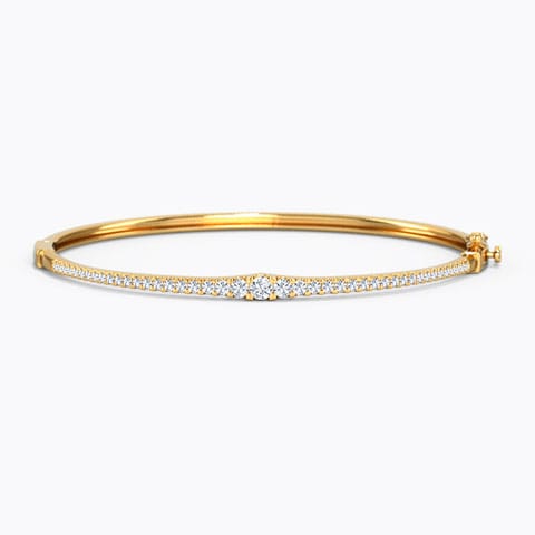 Corinne Diamond Bracelet Diamond Bracelets 18 Karat Yellow Gold Corinne Diamond Bracelet