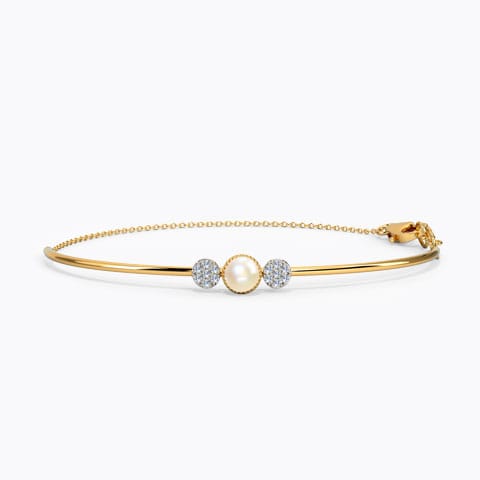 Tri Orb Gemstone Bracelet Diamond,Gemstone Bracelets 14 Karat Yellow Gold Tri Orb Gemstone Bracelet