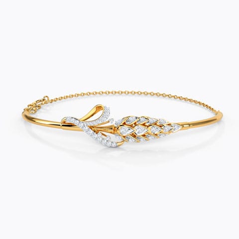 Sunny Diamond Bracelet Diamond Bracelets 18 Karat Yellow Gold Sunny Diamond Bracelet