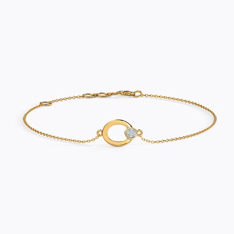 Pretty Classic Diamond Bracelet Diamond Bracelets 14 Karat Yellow Gold Pretty Classic Diamond Bracelet