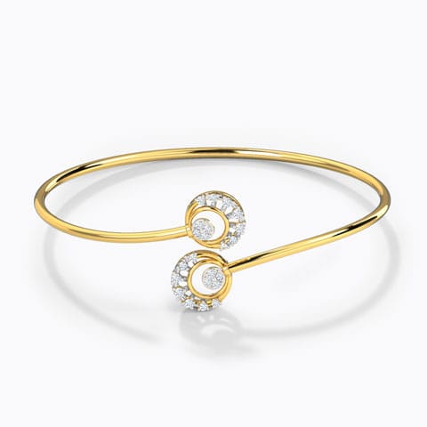 Glendale Diamond Bracelet Diamond Bracelets 14 Karat Yellow Gold Glendale Diamond Bracelet