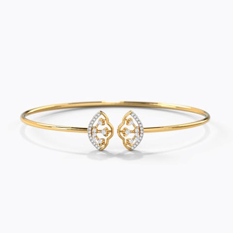 Tamara Floret Diamond Bracelet Diamond Bracelets 14 Karat Yellow Gold Tamara Floret Diamond Bracelet