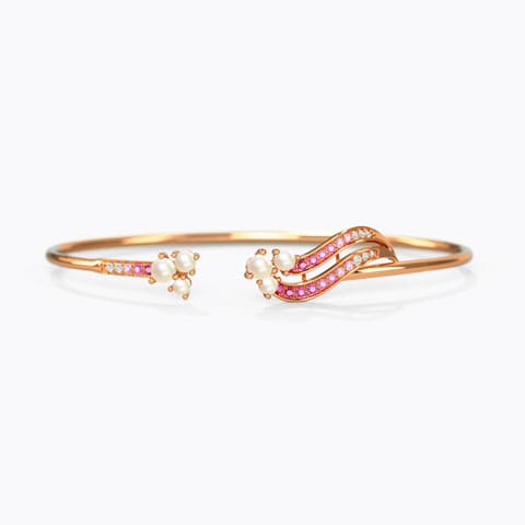 Cordelia Tide Gemstone Bracelet Diamond,Gemstone Bracelets 14 Karat Rose Gold Cordelia Tide Gemstone Bracelet