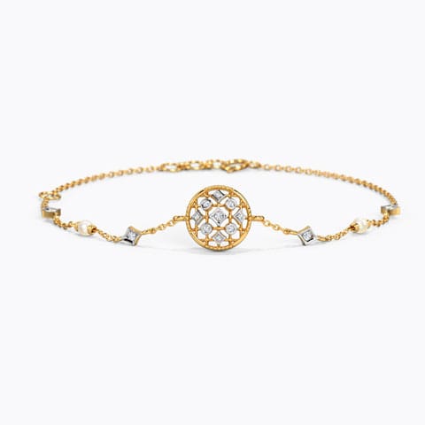 Charlotte Stunning Diamond Bracelet Diamond,Gemstone Bracelets 14 Karat Yellow Gold Charlotte Stunning Diamond Bracelet