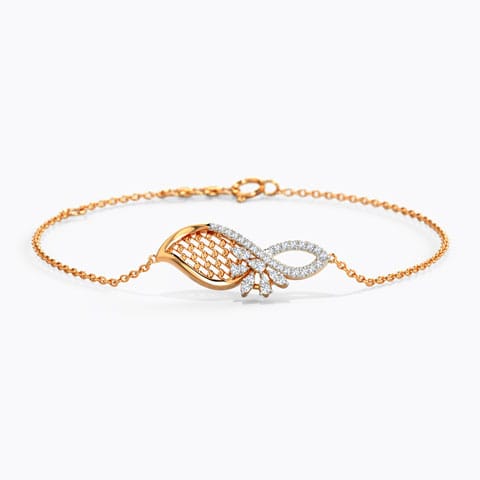 Ambrosia Mesh Diamond Bracelet Diamond Bracelets 14 Karat Rose Gold Ambrosia Mesh Diamond Bracelet