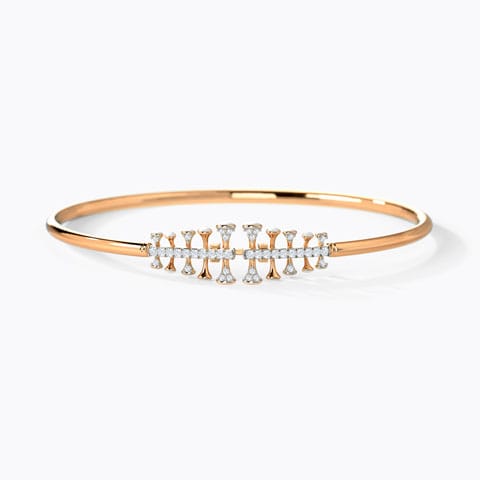 Eneko Diamond Bracelet Diamond Bracelets 14 Karat Rose Gold Eneko Diamond Bracelet
