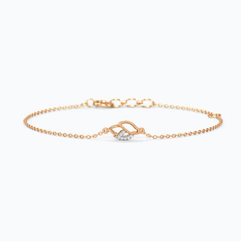 Vienna Blossomy Diamond Bracelet Diamond Bracelets 14 Karat Rose Gold Vienna Blossomy Diamond Bracelet