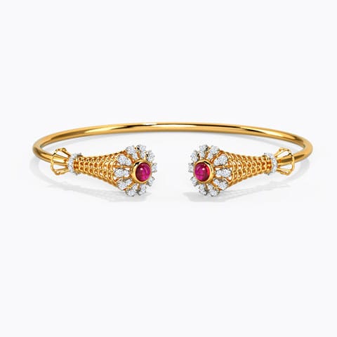 Emlyn Diamond Bracelet Diamond,Gemstone Bracelets 14 Karat Yellow Gold Emlyn Diamond Bracelet