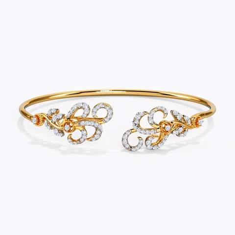 Edolie Diamond Bracelet Diamond Bracelets 14 Karat Yellow Gold Edolie Diamond Bracelet