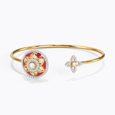 Kailee Diamond Bracelet Diamond,Gemstone Bracelets 14 Karat Yellow Gold Kailee Diamond Bracelet