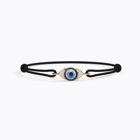 Cleora Evil Eye Gemstone Bracelet Diamond,Gemstone Bracelets 18 Karat Yellow Gold Cleora Evil Eye Gemstone Bracelet