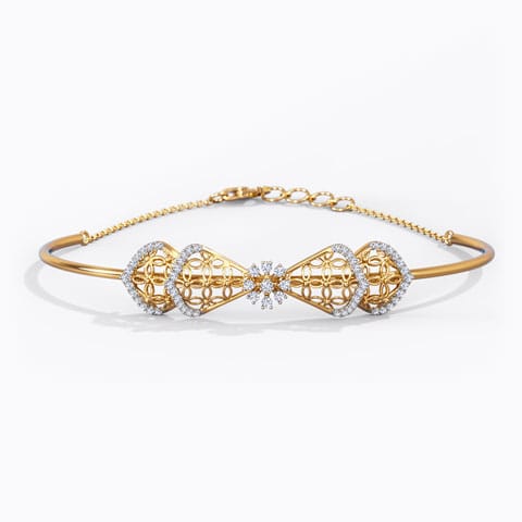 Emily Diamond Bracelet Diamond Bracelets 14 Karat Yellow Gold Emily Diamond Bracelet