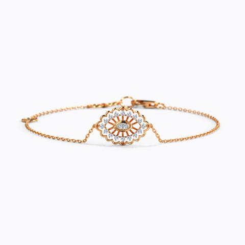 Mibella Diamond Bracelet Diamond Bracelets 14 Karat Rose Gold Mibella Diamond Bracelet