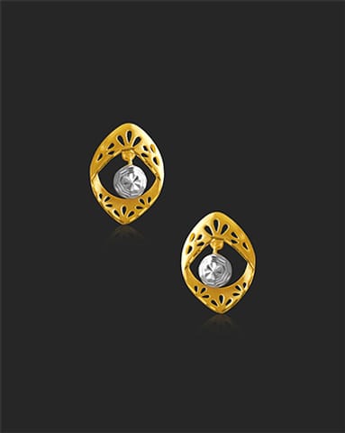 Shruti 22KT Yellow Gold Earrings Gold Earrings 22 Karat Yellow Gold Shruti 22KT Yellow Gold Earrings