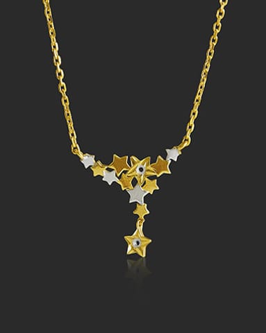 Lavanya 22Kt Gold Matching Set, Charm Necklets Gold Necklaces 22 Karat Yellow Gold Lavanya 22Kt Gold Matching Set, Charm Necklets