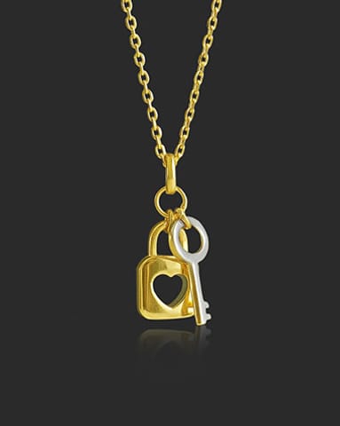 Navya 22Kt Gold Matching Set Charm Necklets Gold Necklaces 22 Karat Yellow Gold Navya 22Kt Gold Matching Set Charm Necklets