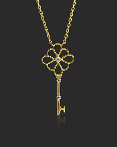 Keys 22Kt Gold Matching Set Charm, Necklets Gold Necklaces 22 Karat Yellow Gold Keys 22Kt Gold Matching Set Charm, Necklets