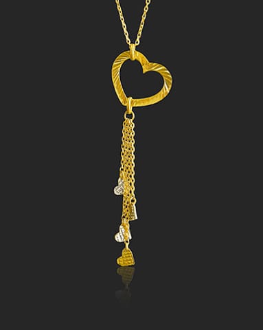 Amor 22Kt Gold Matching Set, Charm Necklets Gold Necklaces 22 Karat Yellow Gold Amor 22Kt Gold Matching Set, Charm Necklets