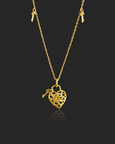 Taniya 22Kt Gold Matching Set, Charm Necklets Gold Necklaces 22 Karat Yellow Gold Taniya 22Kt Gold Matching Set, Charm Necklets