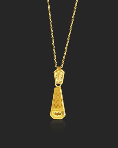 Tridha 22KT Gold Trendy Delicate Pendants Gold Pendants 22 Karat Yellow Gold Tridha 22KT Gold Trendy Delicate Pendants