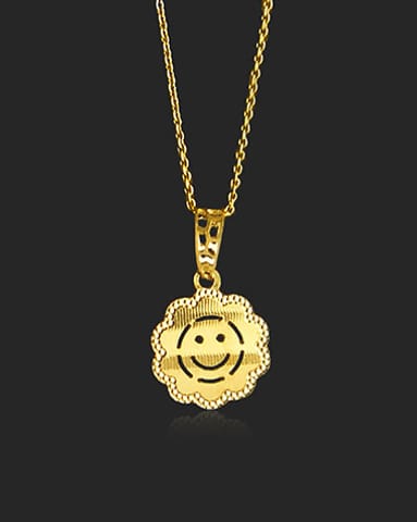 Khiyati 22KT Gold Trendy Delicate Pendants Gold Pendants 22 Karat Yellow Gold Khiyati 22KT Gold Trendy Delicate Pendants