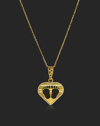 Sloka 22KT Gold Trendy Delicate Pendants Gold Pendants 22 Karat Yellow Gold Sloka 22KT Gold Trendy Delicate Pendants