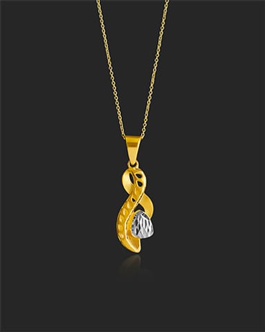 Tvisha 22KT Yellow Gold Pendant Gold Pendants 22 Karat Yellow Gold Tvisha 22KT Yellow Gold Pendant
