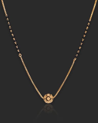 Daksha 22KT Gold Mangalsutra Gold Mangalsutra 22 Karat Yellow Gold Daksha 22KT Gold Mangalsutra
