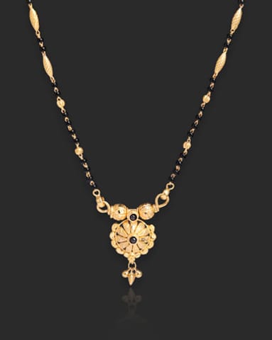 Rachita 22KT Gold Mangalsutra Gold Mangalsutra 22 Karat Yellow Gold Rachita 22KT Gold Mangalsutra