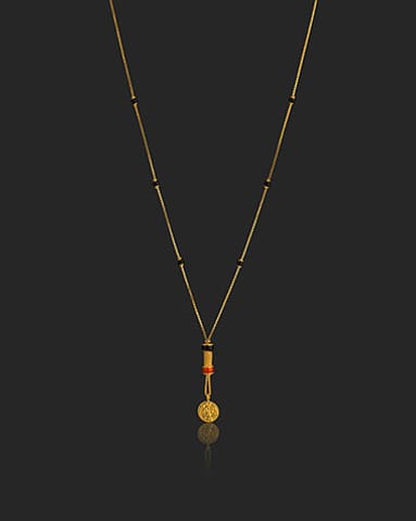 Mitisha 22KT Gold Mangalsutra Gold Mangalsutra 22 Karat Yellow Gold Mitisha 22KT Gold Mangalsutra