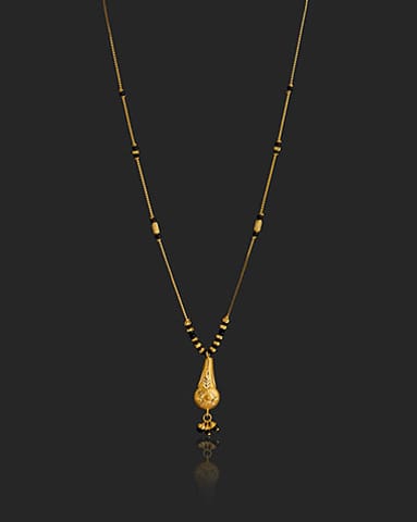 Nainika 22KT Gold Mangalsutra Gold Mangalsutra 22 Karat Yellow Gold Nainika 22KT Gold Mangalsutra
