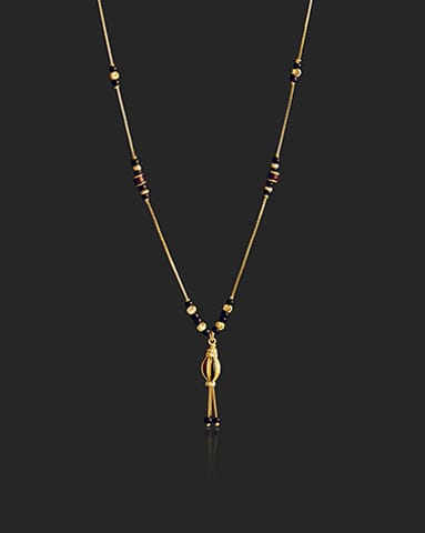 Drisana 22KT Gold Trendy Mangalsutra Gold Mangalsutra 22 Karat Yellow Gold Drisana 22KT Gold Trendy Mangalsutra
