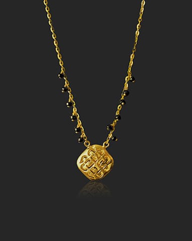 Rebeca 22Kt Gold Delicate Mangalsutra Gold Mangalsutra 22 Karat Yellow Gold Rebeca 22Kt Gold Delicate Mangalsutra