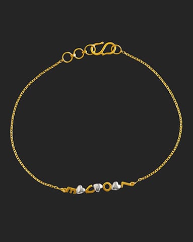 Aadhya 22KT Gold Bracelets Gold Bracelets 22 Karat Yellow Gold Aadhya 22KT Gold Bracelets