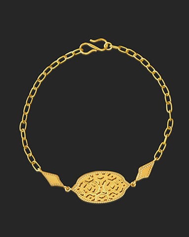 Allena 22Kt Gold Delicate Bracelet Gold Bracelets 22 Karat Yellow Gold Allena 22Kt Gold Delicate Bracelet