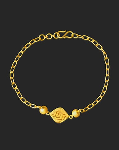 Stella 22Kt Gold Delicate Bracelet Gold Bracelets 22 Karat Yellow Gold Stella 22Kt Gold Delicate Bracelet